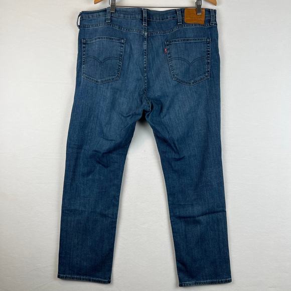 Levis 511 Jeans Mens 42x30 Blue Denim San Francisco Premium‎ Big E Dark Wash - Picture 5 of 12